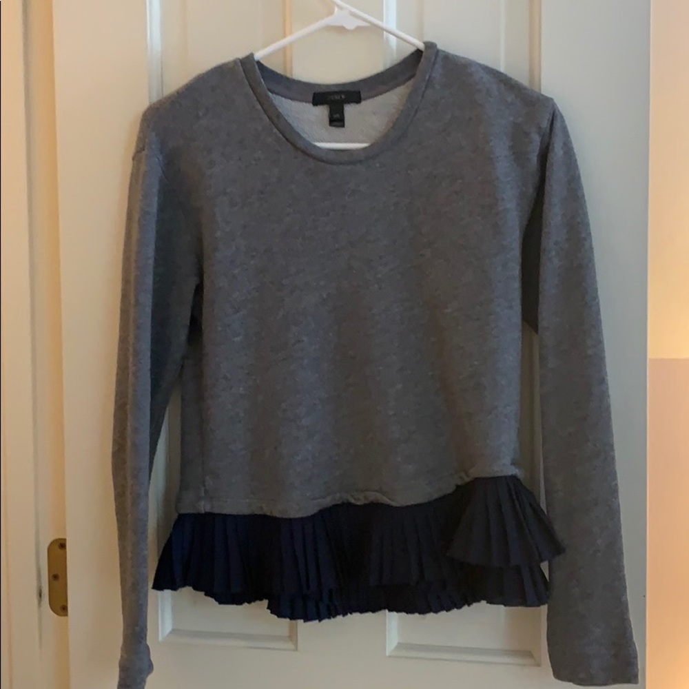 JCrew Ruffle Shirt XXS